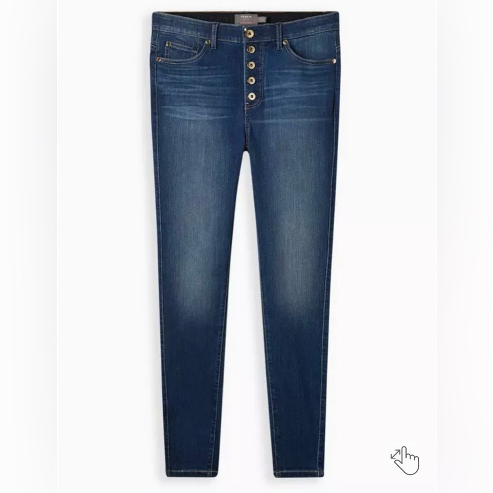COPY - Torrid Bombshell Skinny Premium Stretch Button Up Jeans. - Picture 5 of 10